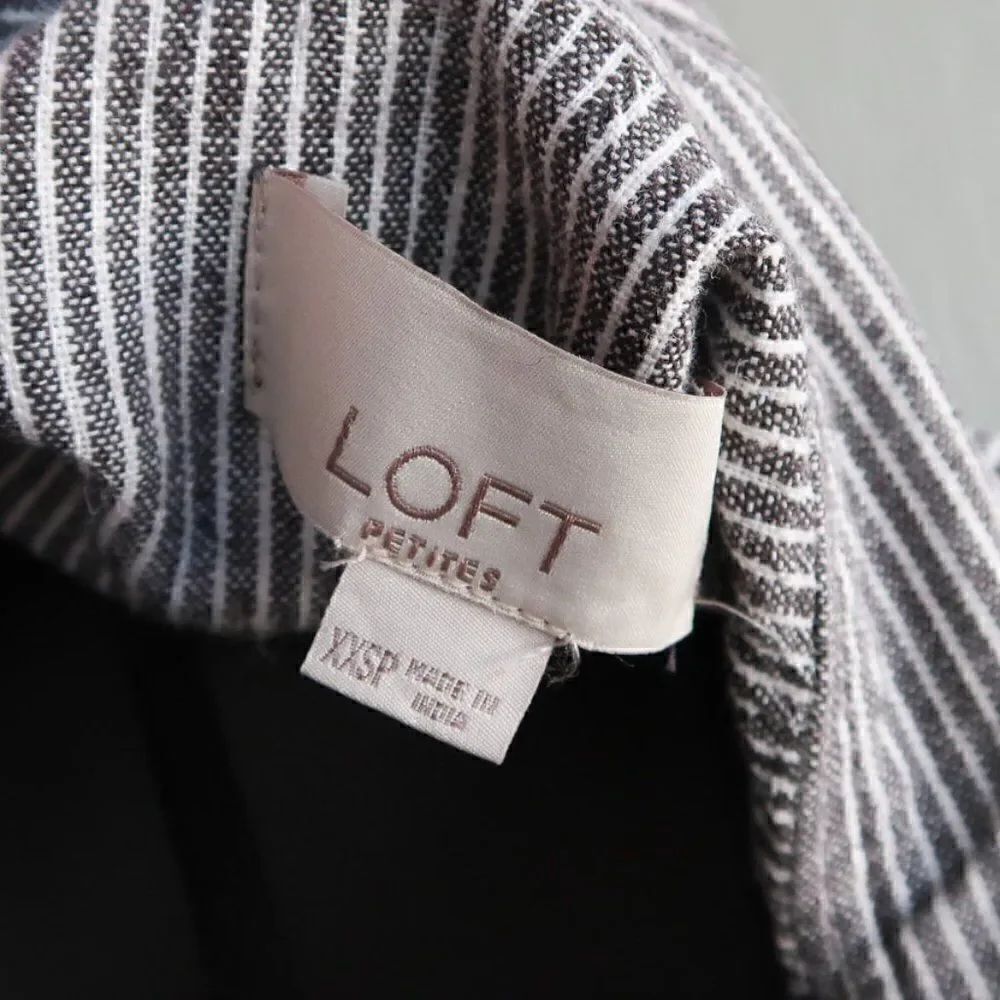 LOFT Denim Pin Stripe Conductor Jacket - Picture 10 of 12